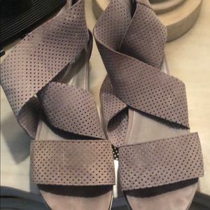 Eileen Fisher Sport Criss Cross Suede sandal